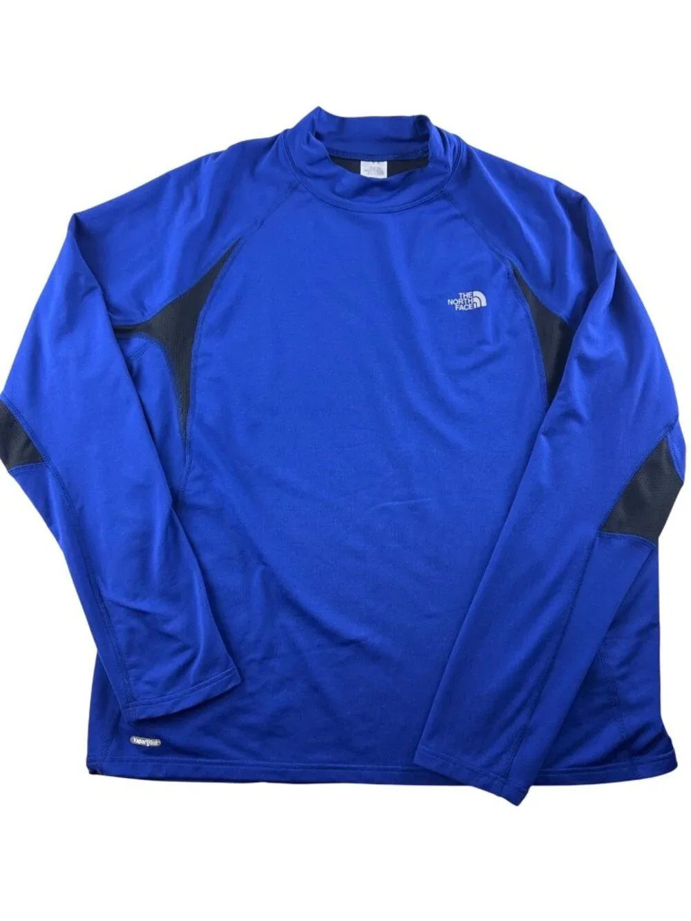 The North Face VaporWick Men's XXL Blue Long Sleeve Athletic Shirt Colorblock